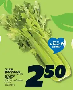 IGA ORGANIC CELERY offer