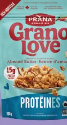 IGA PRANA GRANOLOVE ORGANIC OAT & CHIA MIX OR GRANOLA CEREAL offer