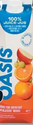 IGA OASIS FRUIT JUICE offer