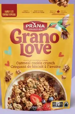 IGA PRANA GRANOLOVE ORGANIC GRANOLA CEREAL offer