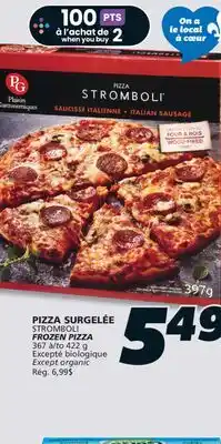IGA STROMBOLI FROZEN PIZZA offer