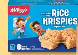 IGA KELLOGG'S RICE KRISPIES RICE SQUARES OR TARTS offer