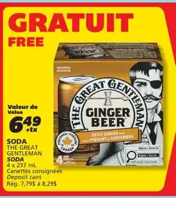 IGA SODA THE GREAT GENTLEMAN offer