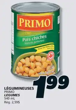 IGA PRIMO LEGUMES offer