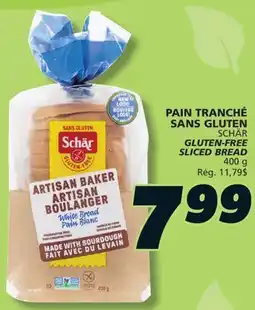 IGA SCHÄR GLUTEN-FREE SLICED BREAD offer