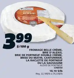 IGA ALEXIS DE PORTNEUF CHEESE offer
