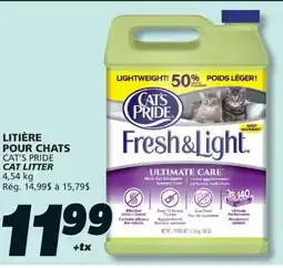 IGA CAT'S PRIDE CAT LITTER offer