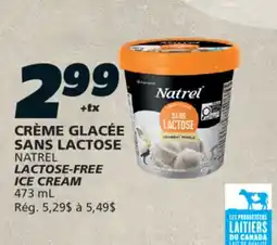 IGA NATREL LACTOSE-FREE ICE CREAM offer