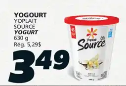 IGA YOPLAIT SOURCE YOGURT offer