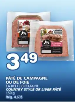 Marches Tradition LA BELLE BRETAGNE COUNTRY STYLE OR LIVER PÂTÉ offer