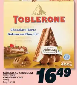 IGA TOBLERONE CHOCOLATE CAKE offer