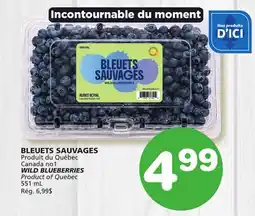 Marches Tradition WILD BLUEBERRIES offer