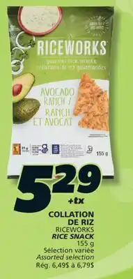 IGA RICEWORKS RICE SNACK offer