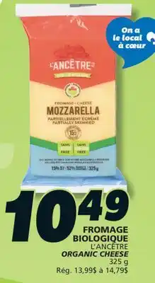 IGA L'ANCÊTRE ORGANIC CHEESE offer