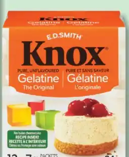 IGA E.D SMITH KNOX GELATINE offer