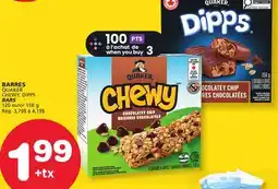 Marches Tradition QUAKER CHEWY, DIPPS BARS offer