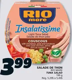 IGA RIO MARE TUNA SALAD offer