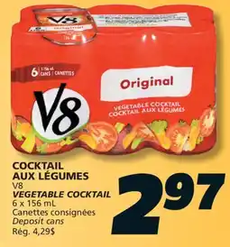 IGA V8 VEGETABLE COCKTAIL offer