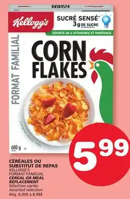 Marches Tradition KELLOGG'S CEREAL OR MEAL REPLACEMENT offer