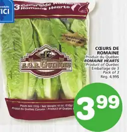 Marches Tradition ROMAINE HEARTS offer