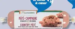 IGA CANABEC COUNTRY-STYLE OR LIVER PÂTÉ offer