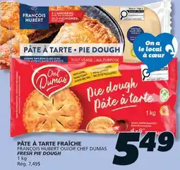 IGA FRANÇOIS HUBERT OR CHEF DUMAS FRESH PIE DOUGH offer