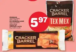 Marches Tradition CRACKER BARREL CHEESE OR SHREDDED CHEESE offer