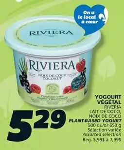 IGA RIVERIA PLANT-BASED YOGURT offer