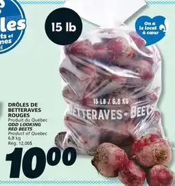 IGA ODD LOOKING RED BEETS offer