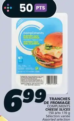 IGA COMPLIMENTS CHEESE SLICES offer
