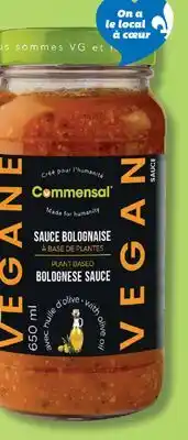 IGA COMMENSAL PASTA SAUCE offer