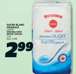 IGA LANTIC GRANULATED WHITE SUGAR offer