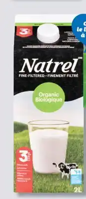 IGA NATREL ORGANIC MILK OR BUTTER offer