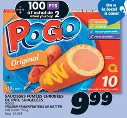 IGA POGO FROZEN FRANKFURTERS IN BATTER offer