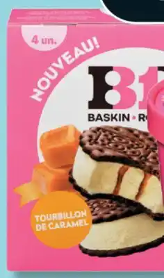 IGA BASKIN ROBBINS ICE CREAM SANDWICHES offer