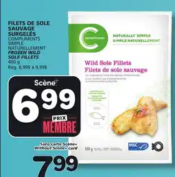 Marches Tradition COMPLIMENTS SIMPLE NATURELLEMENT FROZEN WILD SOLE FILLETS offer