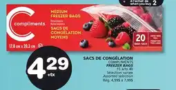 Marches Tradition COMPLIMENTS FREEZER BAGS offer
