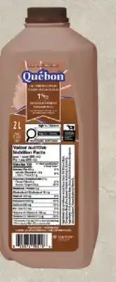 IGA QUÉBON* CHOCOLATE MILK offer