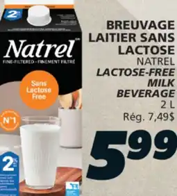 IGA NATREL LACTOSE-FREE MILK BEVERAGE offer