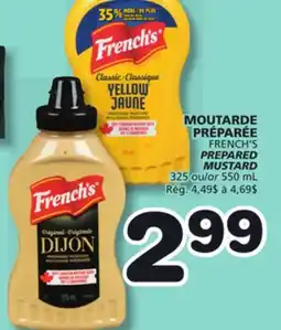 Marches Tradition FRENCH'S PREPARED MUSTARD offer