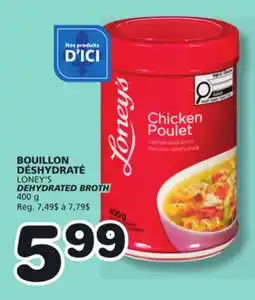 Marches Tradition LONEY'S DEHYDRATED BROTH offer