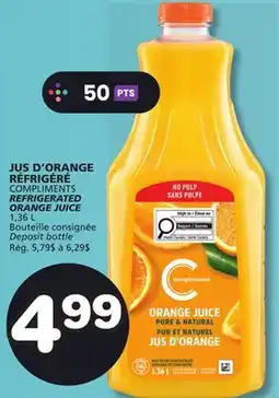 Marches Tradition COMPLIMENTS REFRIGERATED ORANGE JUICE offer