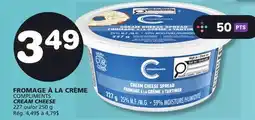 Marches Tradition COMPLIMENTS CREAM CHEESE offer