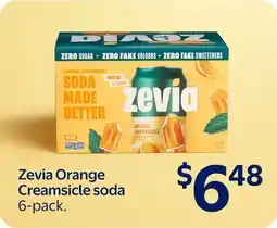 Walmart Zevia Orange Creamsicle soda offer