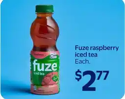 Walmart Fuze raspberry iced tea offer