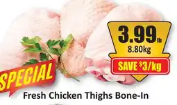 Starsky Fresh Chicken Thighs Bone-In offer