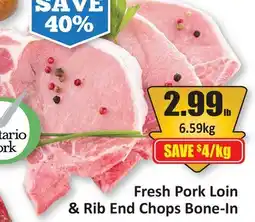 Starsky Fresh Pork Loin & Rib End Chops Bone-In offer