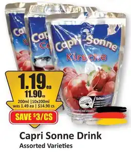 Starsky Capri Sonne Drink offer