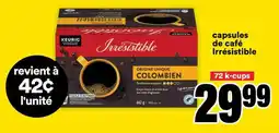 Super C CAPSULES DE CAFÉ IRRÉSISTIBLE offer