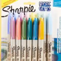 Walmart Sharpie original 12-pack or Mystic Gems fine-point 14-pack permanent markers offer